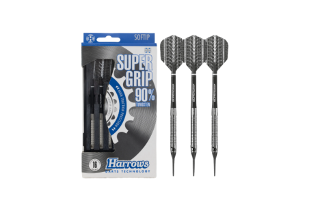 Fléchettes Harrows Supergrip 90% Tungstène pointe nylon 16g - Stella