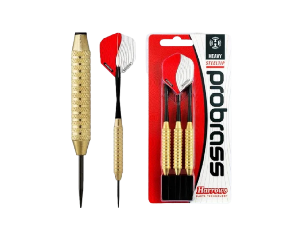 Harrows Pro Brass Light Steel Tip Darts - Stella