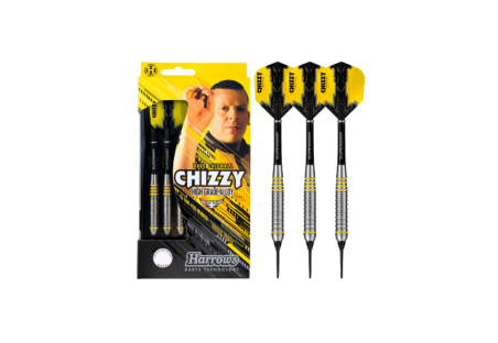 Fléchettes Harrows Chizzy Brass pointe nylon 18g - Stella