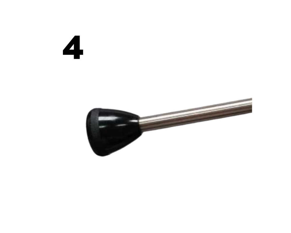 Round handle in Bakelite x4