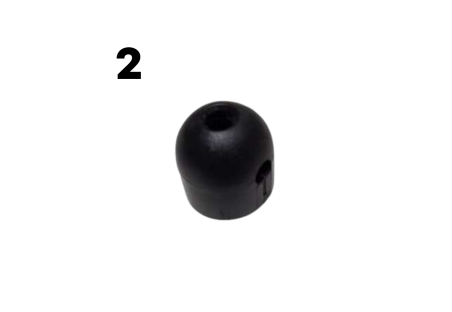 2 Boules de boulier en plastique pour baby-foot Home