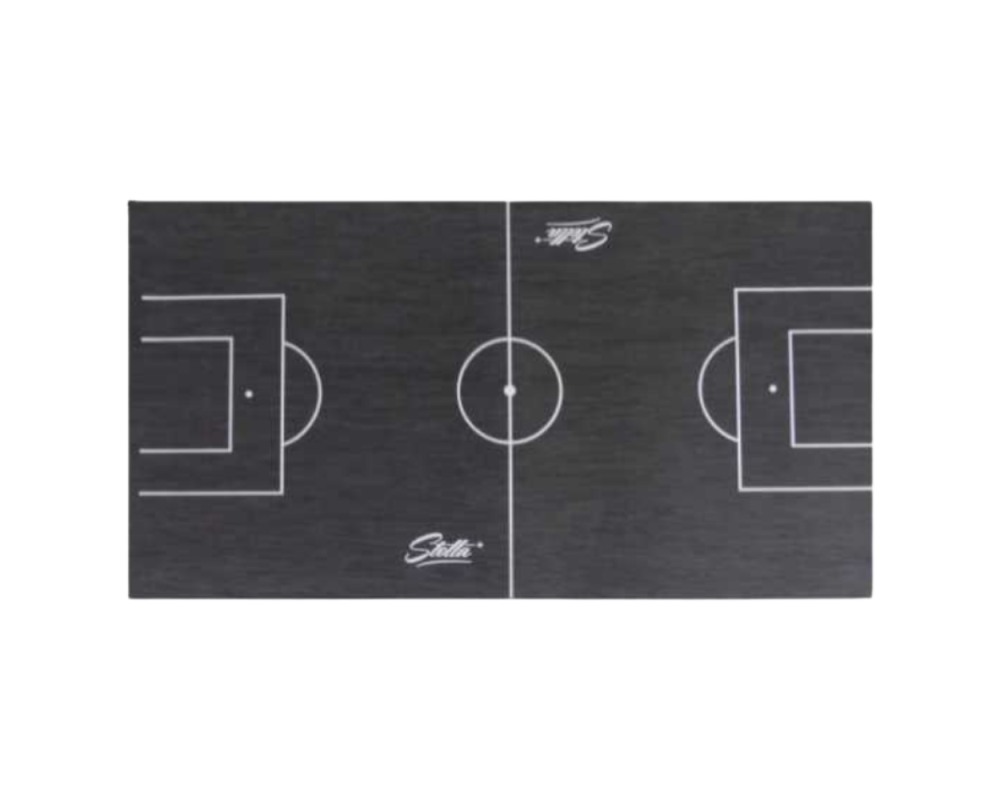 Black traced PVC foosball table mat | Stella