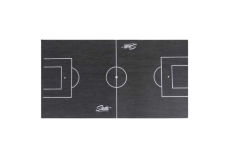 Black traced PVC foosball table mat | Stella