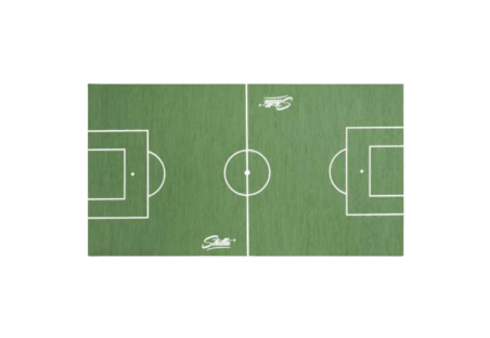 Green traced PVC foosball table mat | Stella