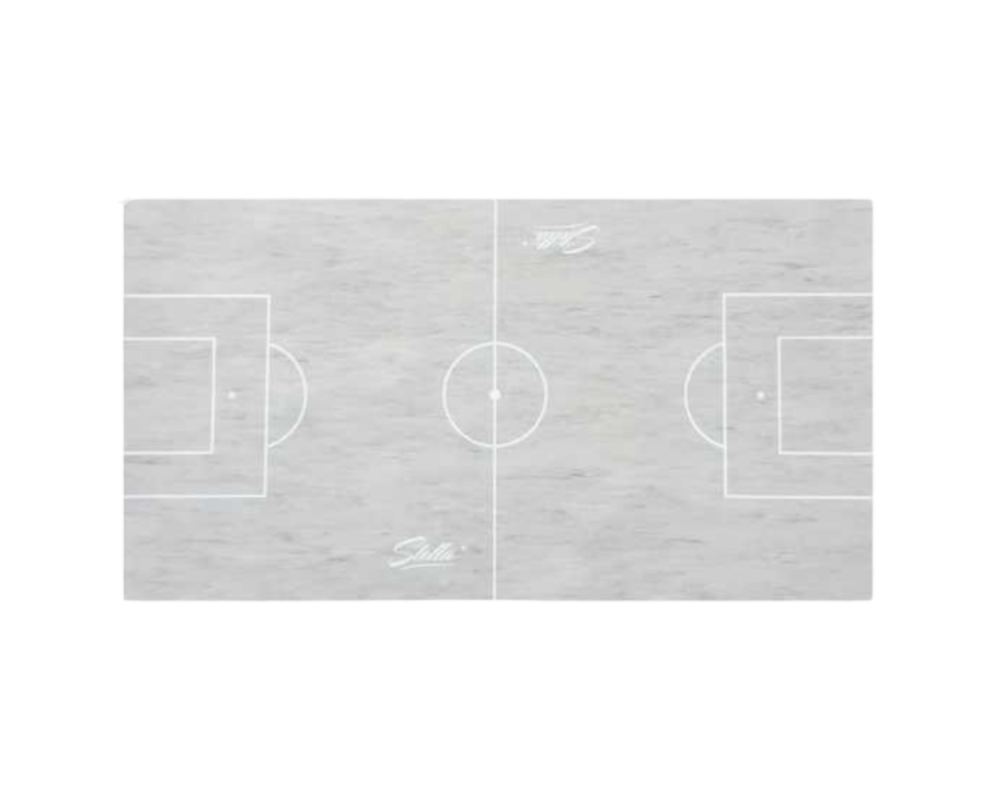 Grey traced PVC foosball table mat | Stella