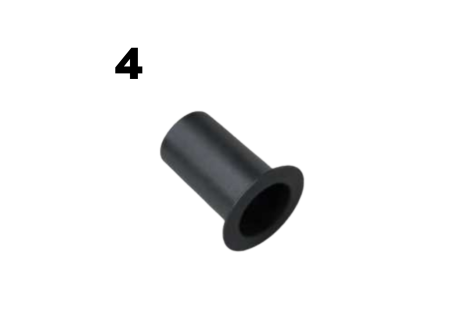 Nylon ring in grey bar tip, spare part