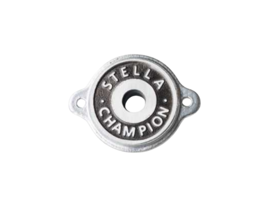 Palier creux noir pour baby-foot Champion avec bague nylon