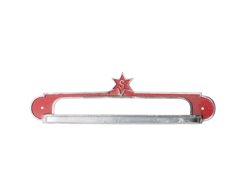 Sortie de balle rouge alu étoile baby-foot Stella