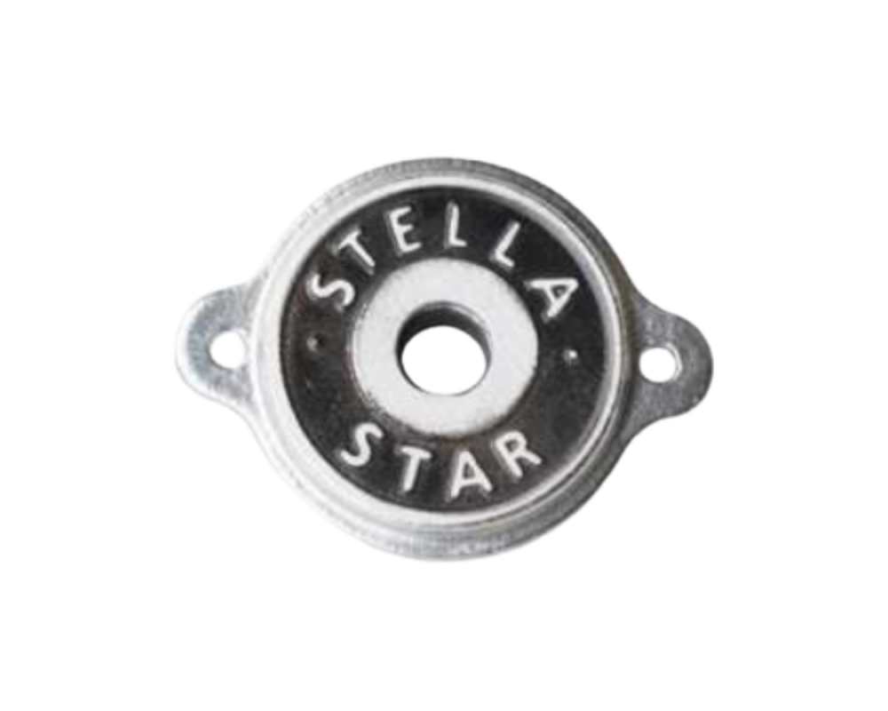 Palier creux pour baby-foot Star noir avec bague nylon