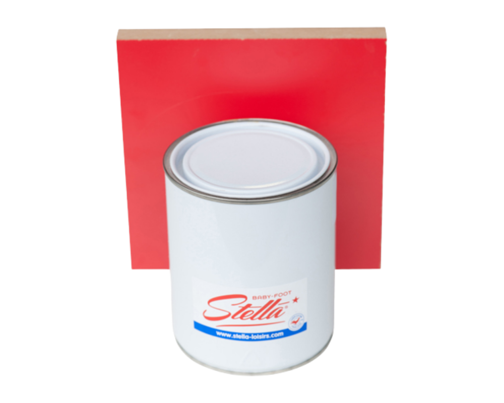 Peinture rouge pour peindre votre caisse de baby-foot