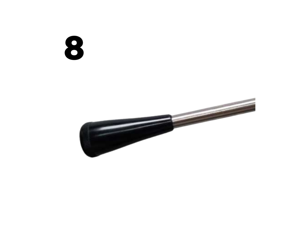 Black long handle x8