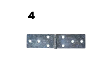 4 Charnières de babyfoot pour le Champion monnayeur