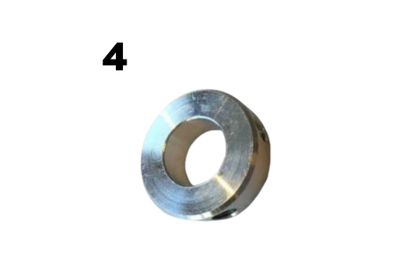 Steel stop for 1-player bar, spare part