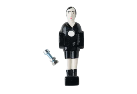 Joueur à visser grande taille noir baby-foot Stella jeu de la tête