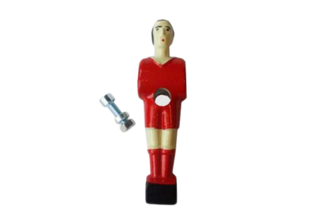 Screw player small red size Stella Foosball Club