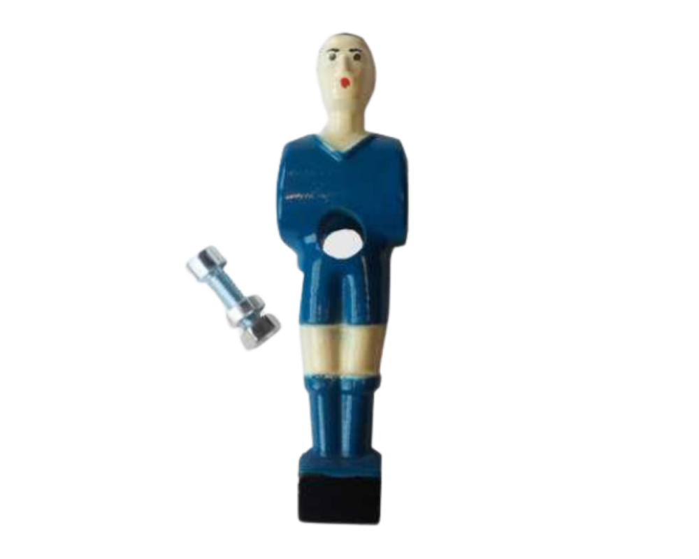 Joueur à visser petite taille bleu Baby-foot Stella Club