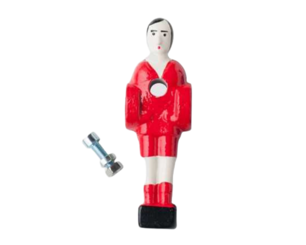 Joueur à visser grande taille rouge, Stella jeu de la tête