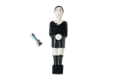 Screw player small size black Foosball Stella Club