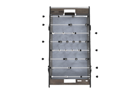 Foosball table Stella in Wenge from Mali, stylish and authentic