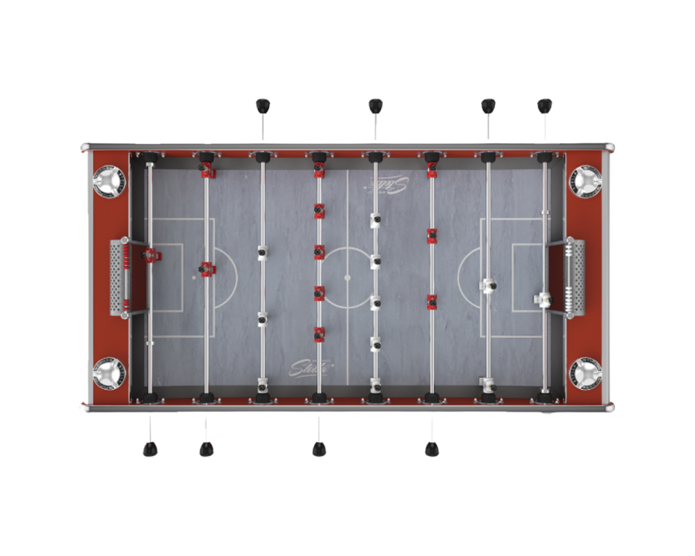 Foosball Table Stella Champion Collector Red