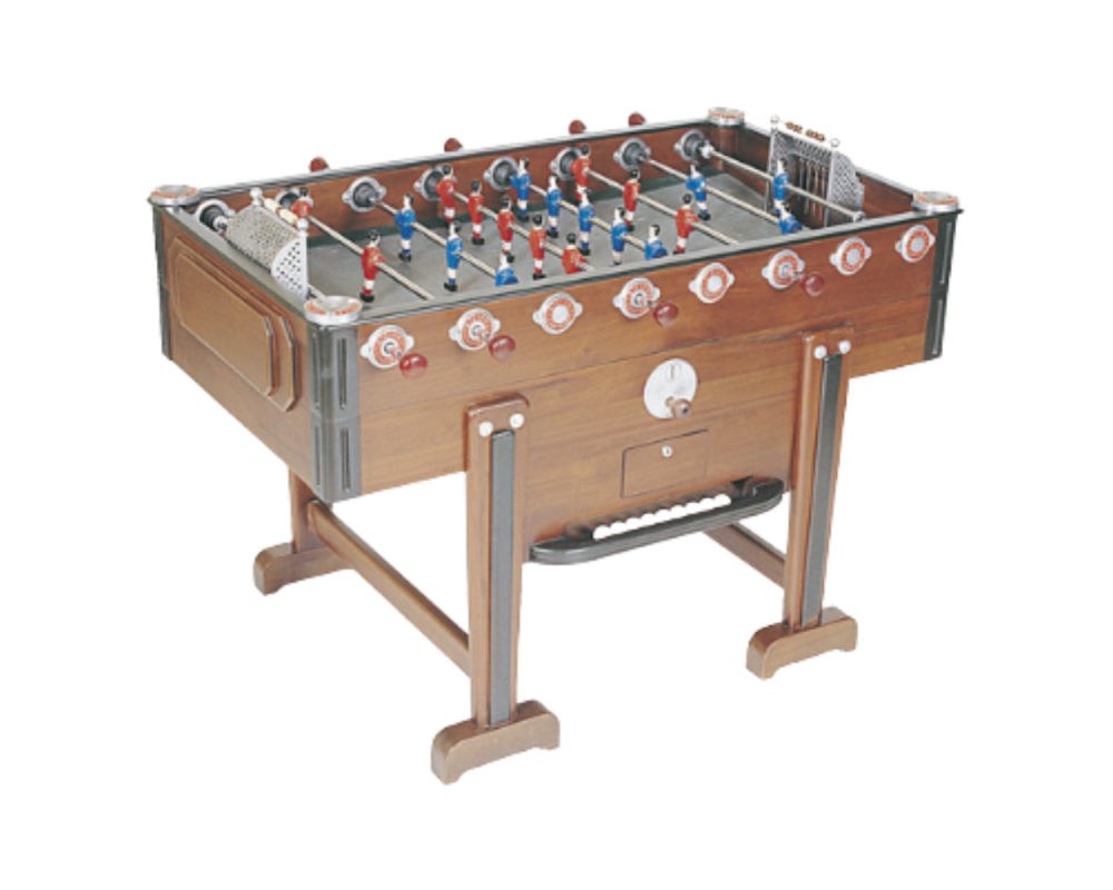 Foosball Stella Retro Walnut Coiner