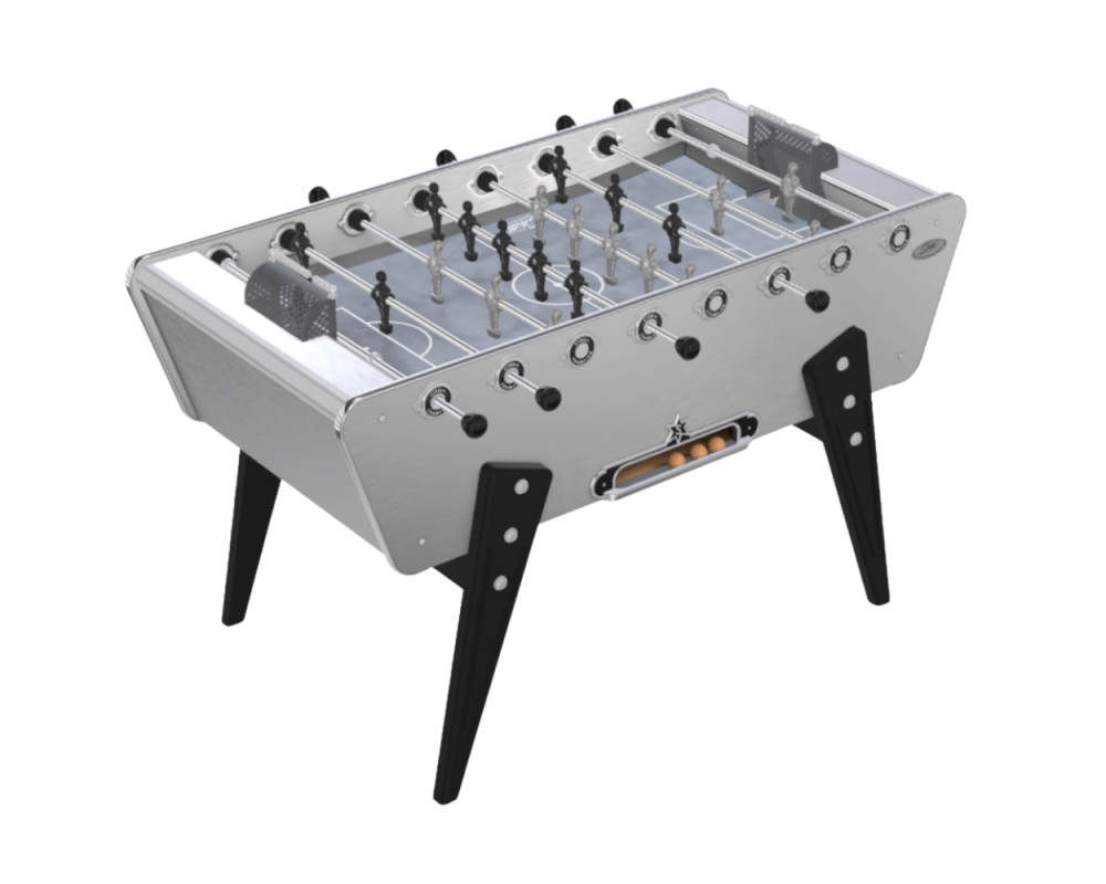 Stella Champion Collector Brushed Aluminium foosball table