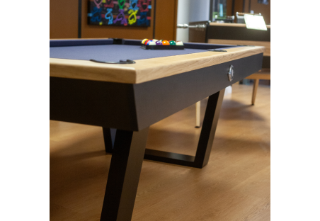 The Millesime Indoor Pool Table with steel feet by Stella