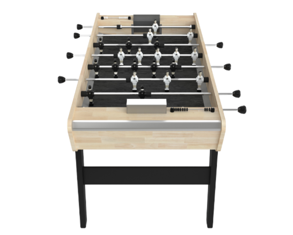 Home Hévéa Table Football Table with Black Mat – for the whole family
