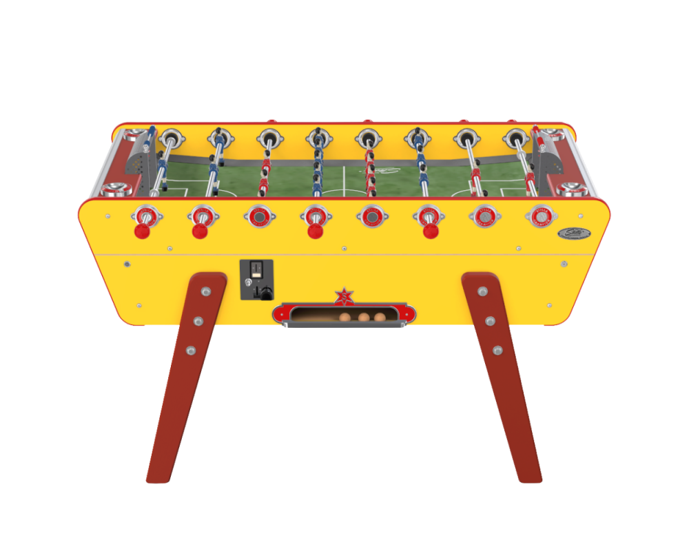 Foosball Stella Champion Collector Coiner Yellow