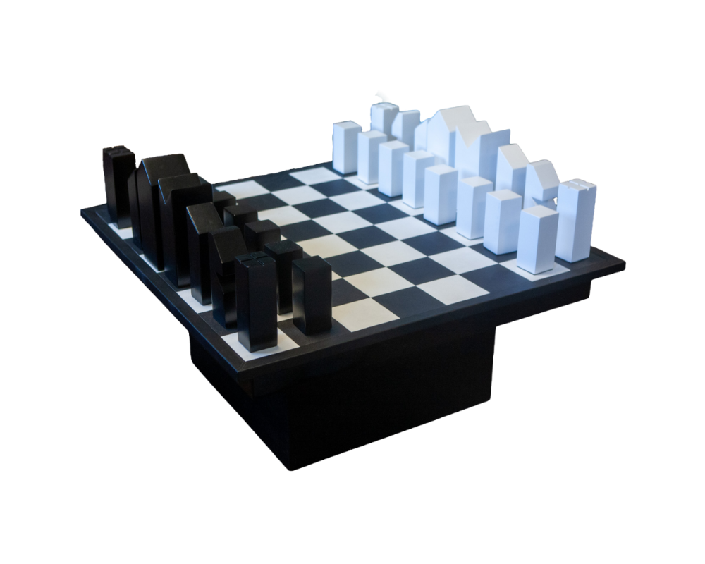 Table Basse Jeu d'Échecs Design | Stella Baby-Foot