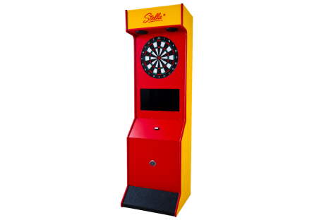 Professional Yellow Freestanding Dart Machine | Stella Baby-foot