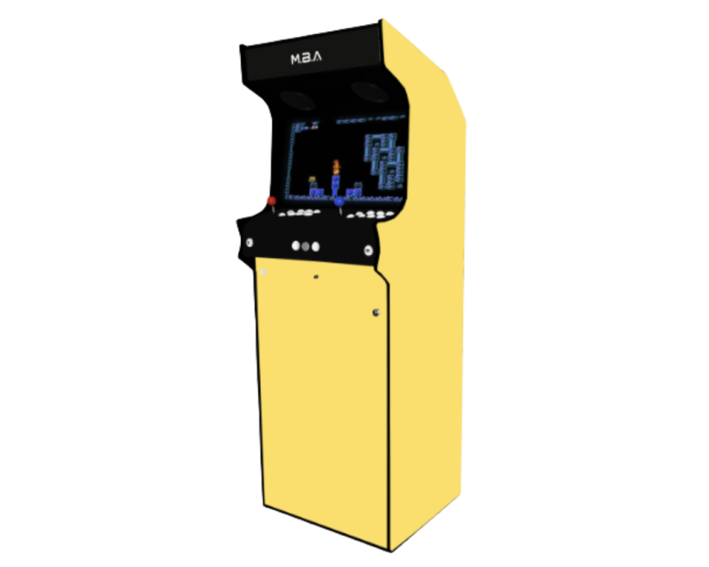 Classic XL Vintage Yellow Arcade Machine | Stella