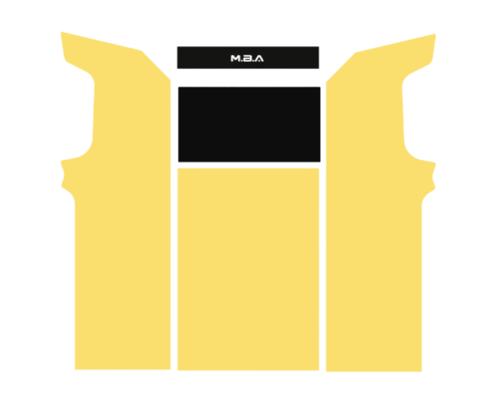 Borne d’Arcade Master Jaune Vintage | Stella