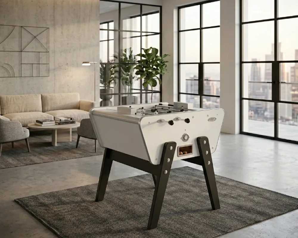 Toi & Moi White foosball table, the model for small spaces