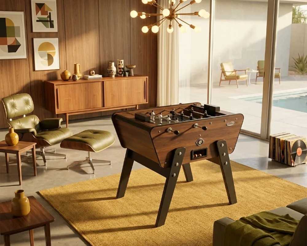 Toi & Moi Walnut Warmia foosball table for small spaces