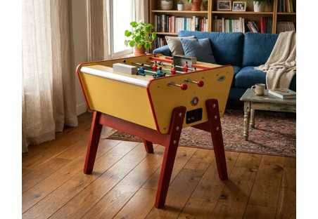 Toi & Moi Yellow soccer table, the model for small spaces