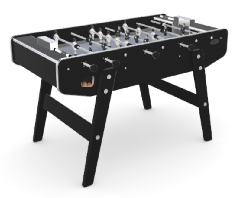 baby football club wood and black foot