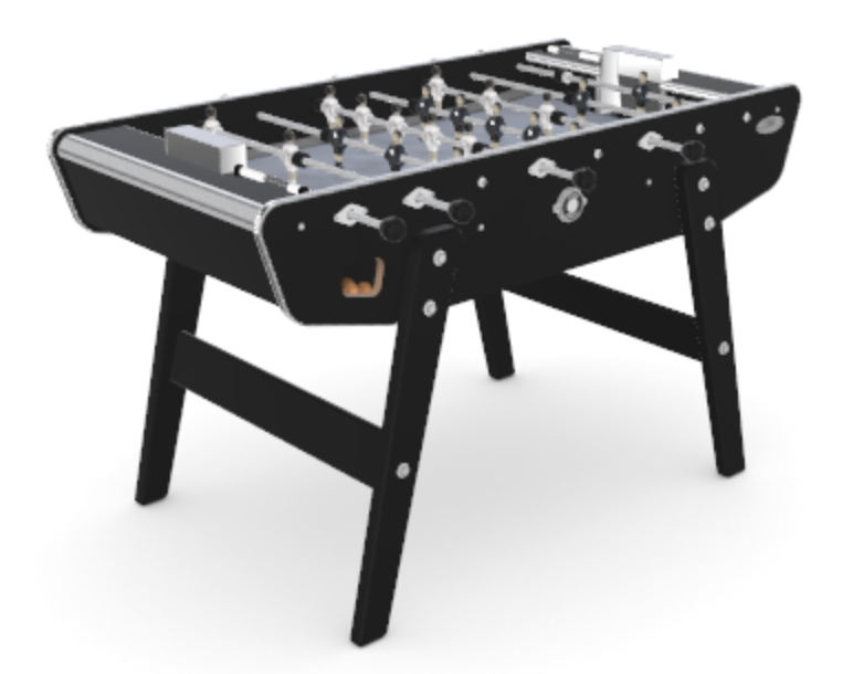 baby football club wood and black foot