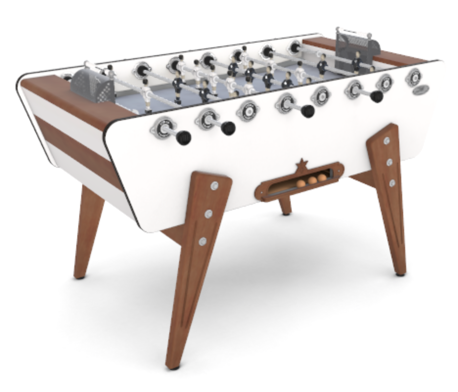 baby football star wood foot black