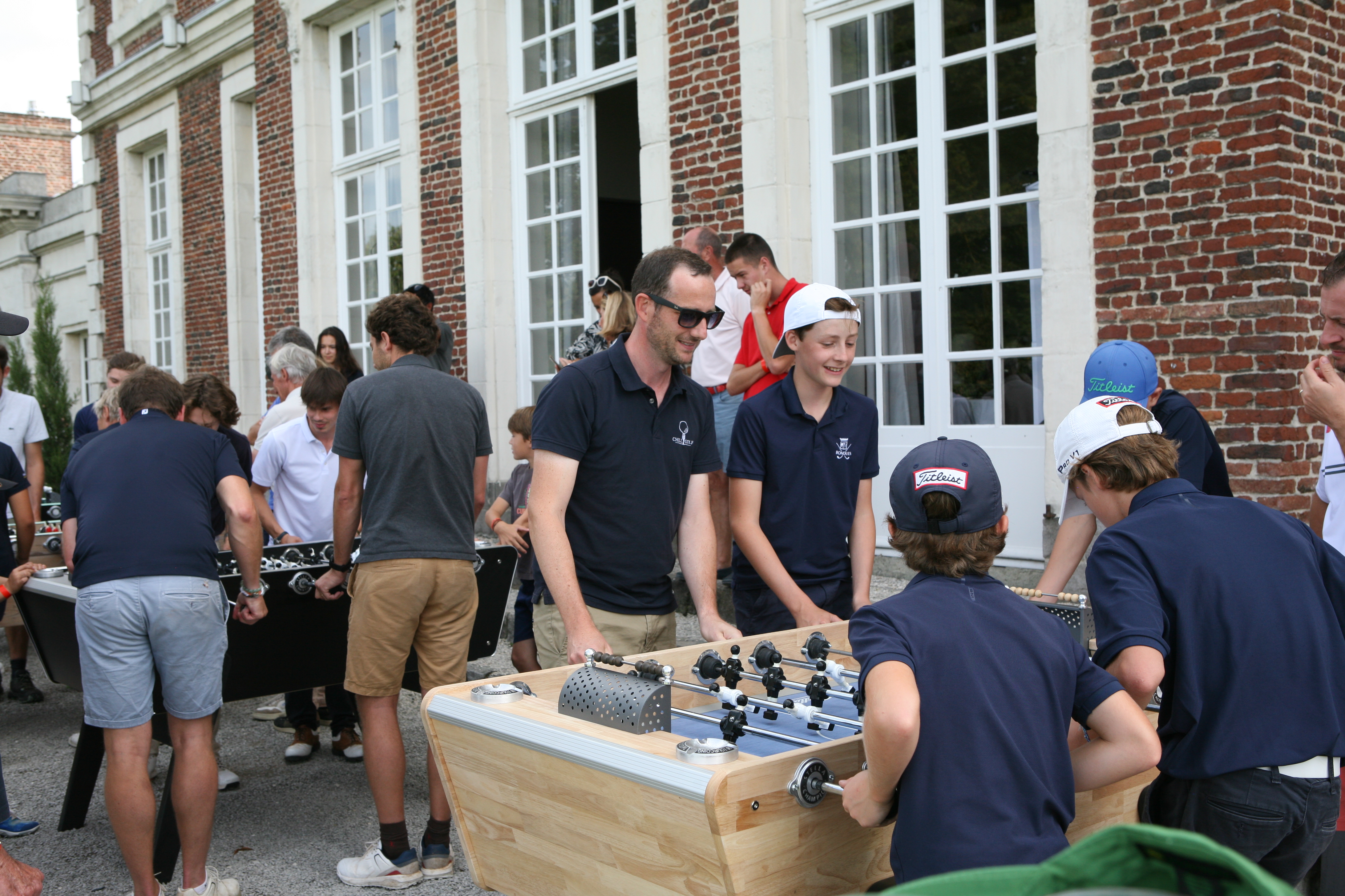 Table soccer and golf tournament