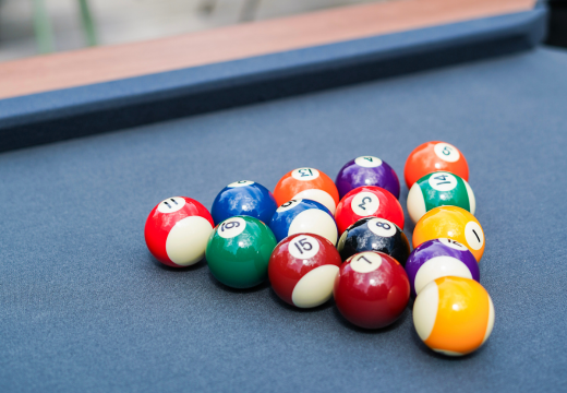 Le placement des boules de billards