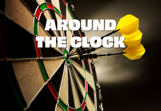 The rules of the dart game 'Around the Clock': for fun with friends!