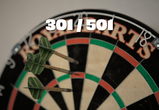 The rules of the game for 301 and 501 darts: Become a master of throwing !