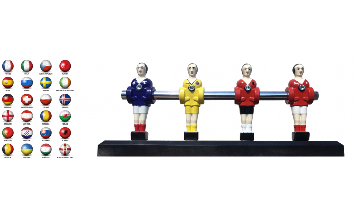 Dress your table football in the colors of Europe!